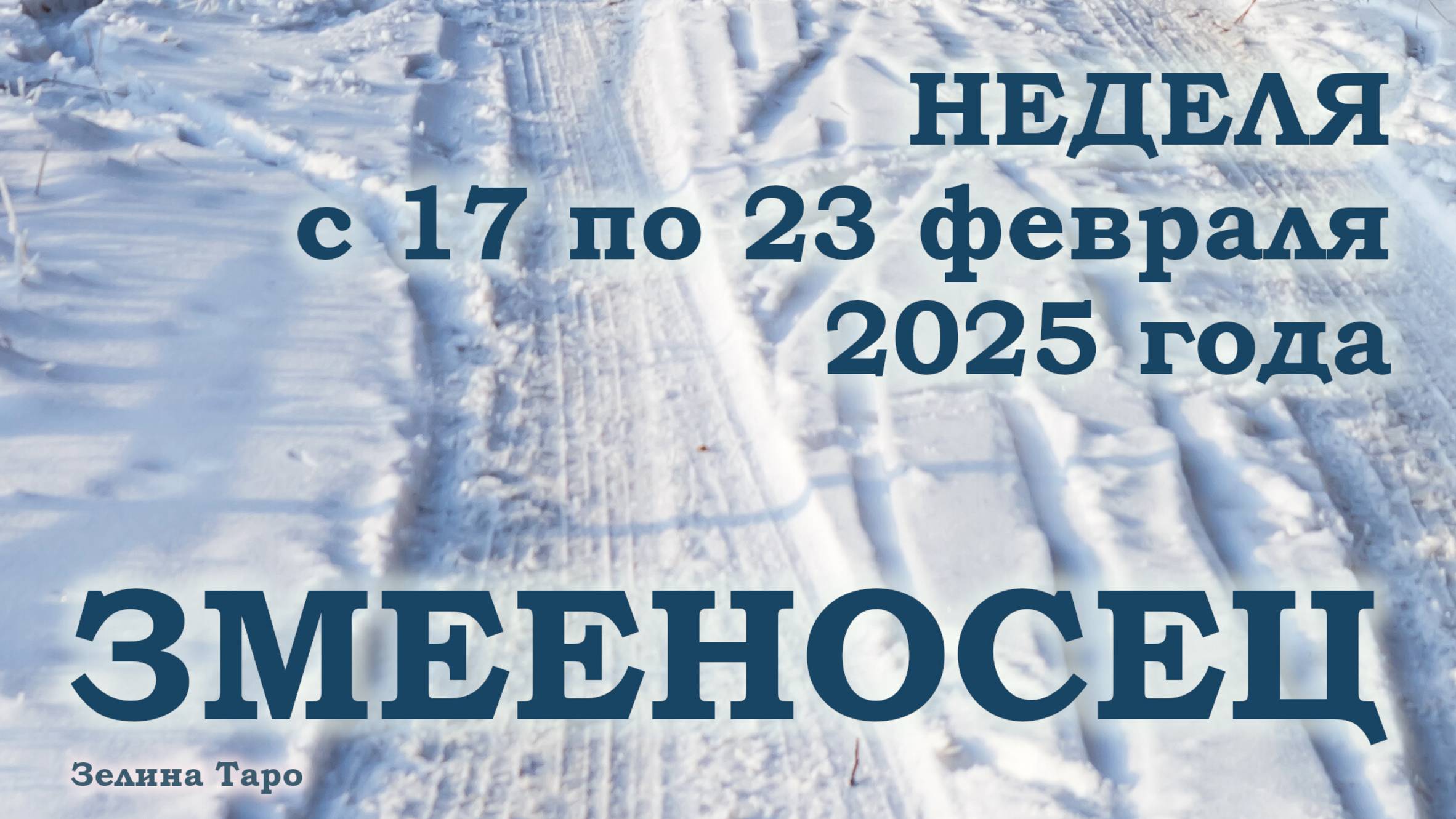 ЗМЕЕНОСЕЦ | ТАРО прогноз на неделю с 17 по 23 февраля 2025 года