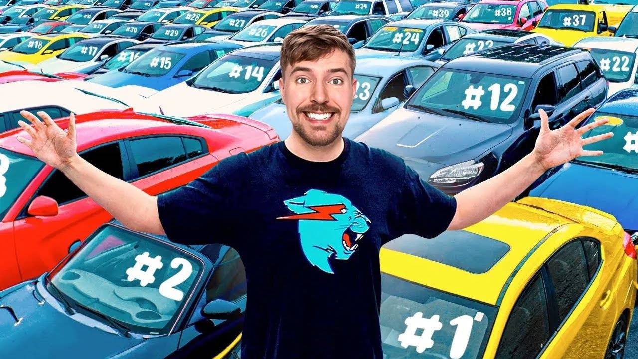 Я подарил 40 машин 40,000,000 подписчику! (MrBeast | Мистер Бист)