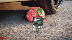 Детская анимация машина 🚓 давит мозг, машинку и др.