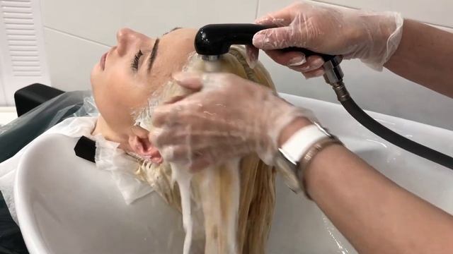 Выход из темного цвета в персиковый блонд смотреть онлайн