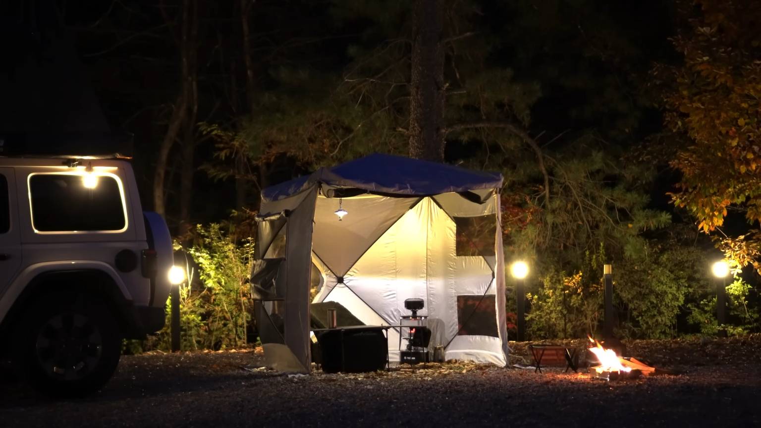 Теплая палатка зимний кемпинг в лесу, одиночный отдых смотреть онлайн