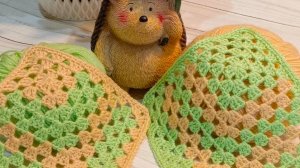 МК квадратный мотив от угла . Угловое соединение ряда .