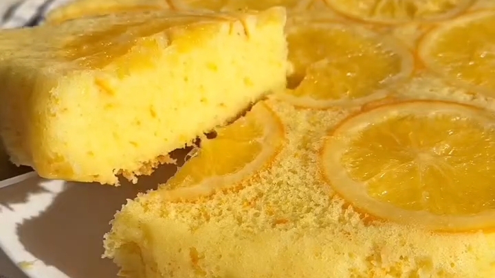 Перевёрнутый Апельсиновый ПИРОГ...🥧🍊😋 Рецепт в описании ✍️