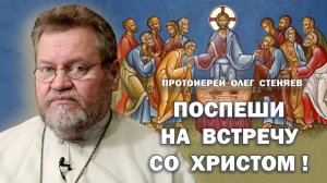 ХРИСТОС ЕВХАРИСТИЧСКИ ВНОСИТСЯ В ХРАМ НАШИХ ДУШ (Лк.2,22-40). Протоиерей Олег Стеняев