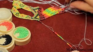 Гердан Из Бисера Своими Руками На Станке Diy Гердана Из Бисера