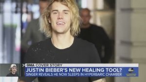 Джастин Бибер спит в кислородной барокамере OxyHealth