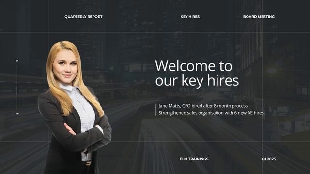 Board meeting presentation using IA смотреть онлайн