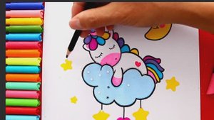 Как нарисовать ЕДИНОРОГА, чтобы украсить спальню