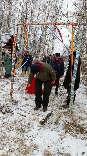 Вход на капище "Тихая гора", Велесов день.