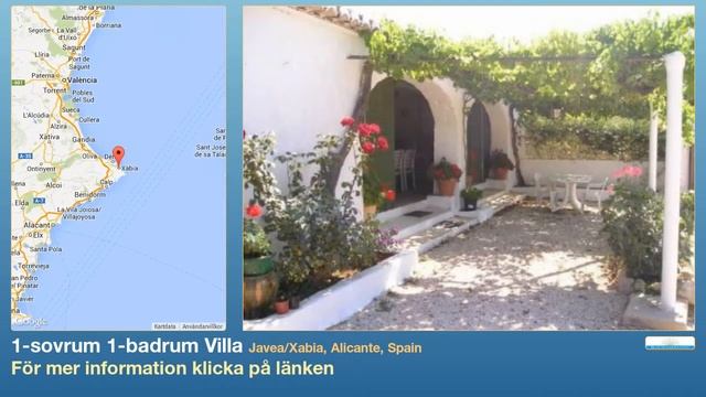 1-sovrum 1-badrum Villa till salu i Javea/Xabia, Alicante, Spain смотреть онлайн