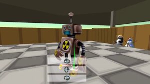 выбераю персонажа в игре в кальмара 3 чикен ган