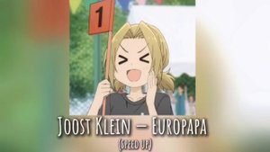 Joost Klein — Europapa (speed up) Eurovision Netherlands (2024)