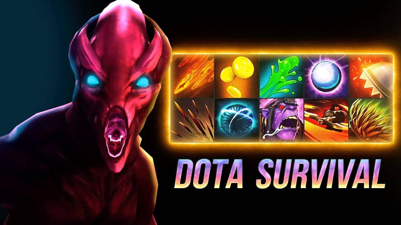 Бери любые скилы и БЕСКОНЕЧНО ДЕФАЙ - Dota Survivors смотреть онлайн