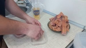 Красная рыбка на зиму