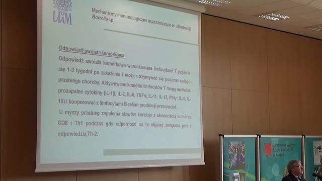 Akademia boreliozy-Seminarium Krosno pod patronatem Dr Różańskiego,wykład Prof.Adam Kaznowski