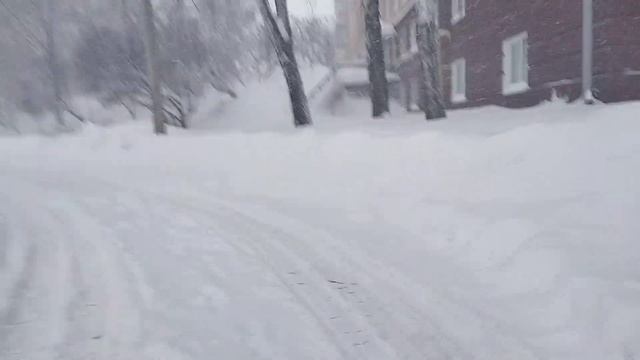 Декабрь 2023 года. Центр Липецка засыпан снегом. смотреть онлайн