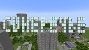 Обзор на мой город Синеречье в Minecraft!