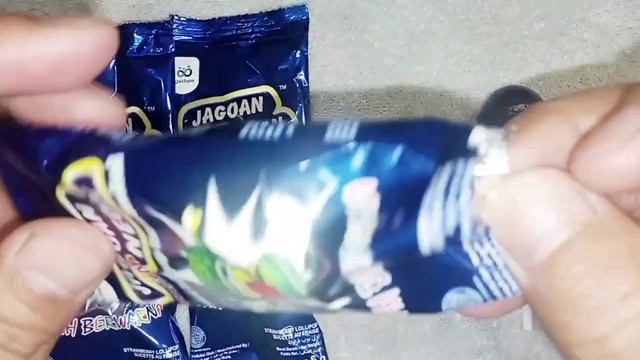 ASMR satisfying videos | unboxing the neon blue hero lollipop candy part 1 смотреть онлайн