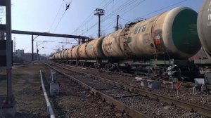 ТЭМ7 - 0167 со сборным составом отправляется со ст. Яничкино.