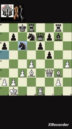 #chess Жертва и разбор соперника в 3 хода