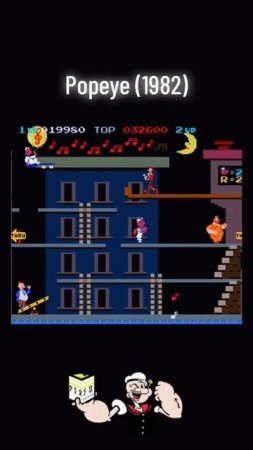 🕹️Игра Popeye 1982 года☝️