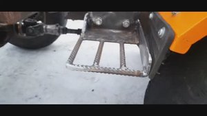 подножка-ступенька на мини трактор переломка4×4