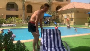 Дубай Супер район для вашего отдыха./Утро . Пляж JBR .