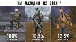 12 САМЫХ РЕДКИХ NPC - STALKER