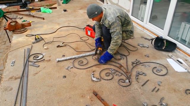 Холодная ковка  Кованые перила своими руками