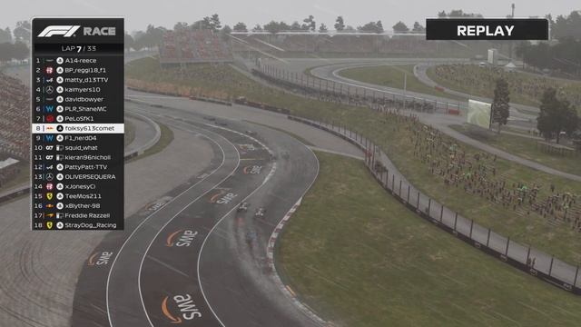 F1 23 PSI season 10 round 1 Spain highlights смотреть онлайн