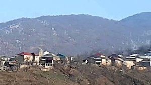 Старое высокогорное село.