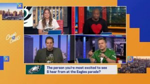 Who are you most excited to see and hear from Eagles parade?