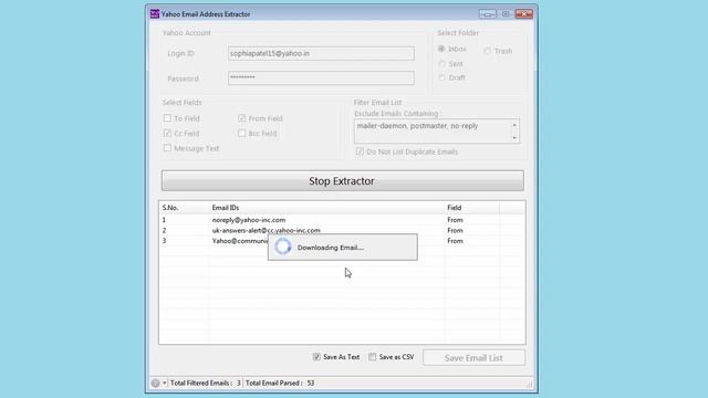 How to Extract Email Addresses from Yahoo Mail Account? Extract email address смотреть онлайн