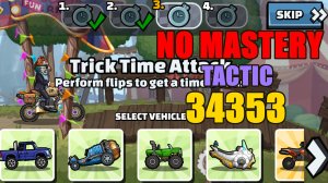 💯 NO Masteries Tactic 💯 (Heartbreak Kid) - Hill Climb Racing 2