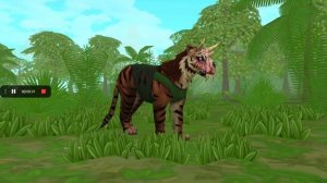 Тигр на охоте!