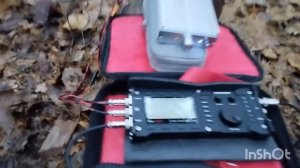 Экспериментальная вертикальная антенна на диапазоны 40, 20, 12 и 10 метров.