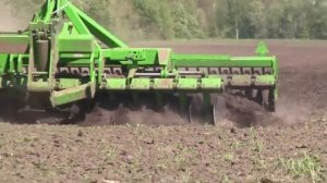 Бороны культиваторные серии Диско от завода ЗиММаш. КДК-8 в работе.