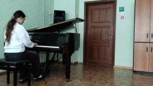 Горчакова София 11лет  5класс Г.Свиридов "Грустная песня" ( Альбом пьес для детей)