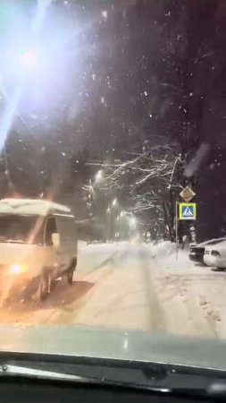 ночная прогулка  в снегопад ⛄️ 13..2
