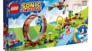 Обзор набора LEGO SONIC ,лего соник петля.