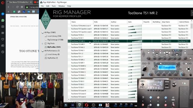 Kemper + Helix + Tone Junkie Two Stone TS1 Profiles смотреть онлайн