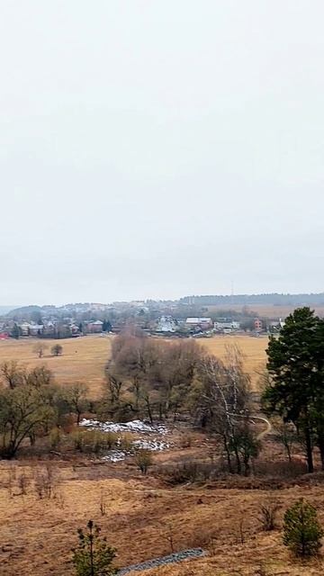Смотровая площадка у стен Саввино-Сторожевского монастыря, панорама Звенигорода