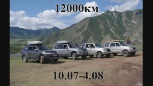 Алтай и Монголия (1/4): Рафтинг по Катуни.