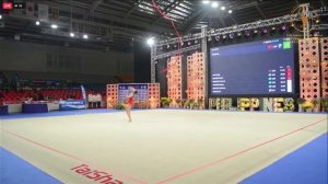 Zilu Wang (CHN) Ribbon Final Rhythmic Gymnastics Asian Championships 2023