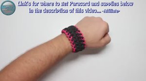 Исландский бар,How to Make Paracord Bracelet Wide Icelandic Dream Bar World of Paracord Tutorial