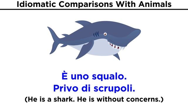 Idiomatic Comparisons With Animals in Italian смотреть онлайн