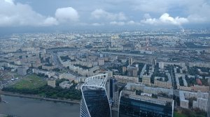 Вид с 90 этажа Башня Федерация Москва-Сити