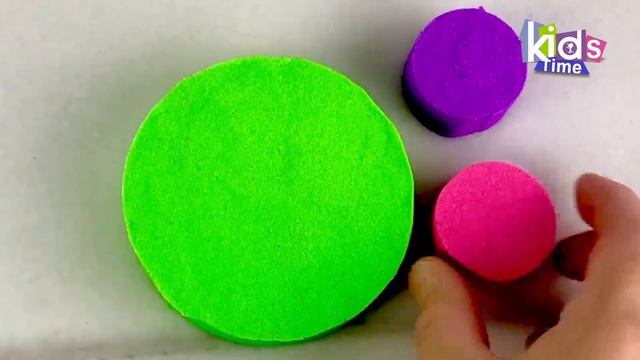 Лепка с детми! нарезка кинетического песка - 1 -  kinetic sand  #kineticsand