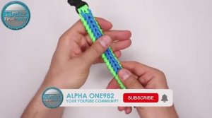 How to Make a Paracord Bracelet Waterfall Knot Tutorial DIY(360P)