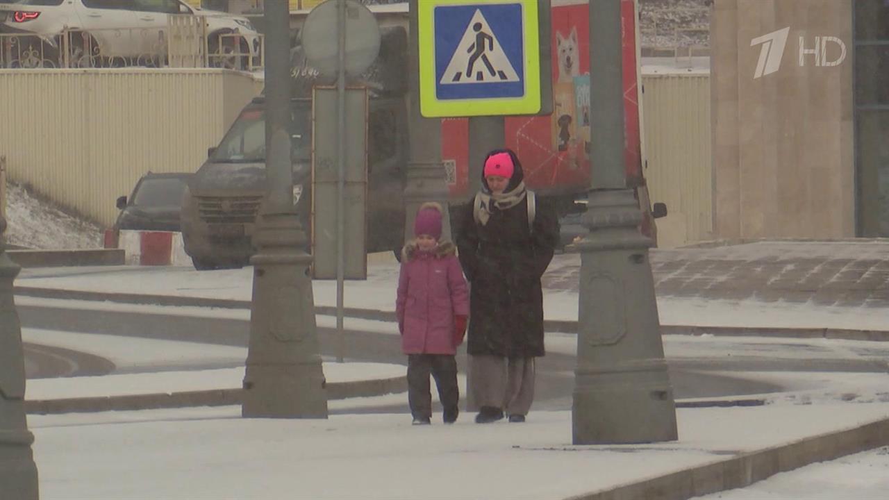 В Москву вернулись зимние пейзажи